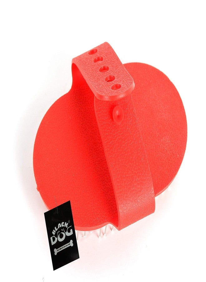 BLACK DOG Dogs and Puppies and Cats, Bathing and Grooming Hand Brush (red) - Image 4